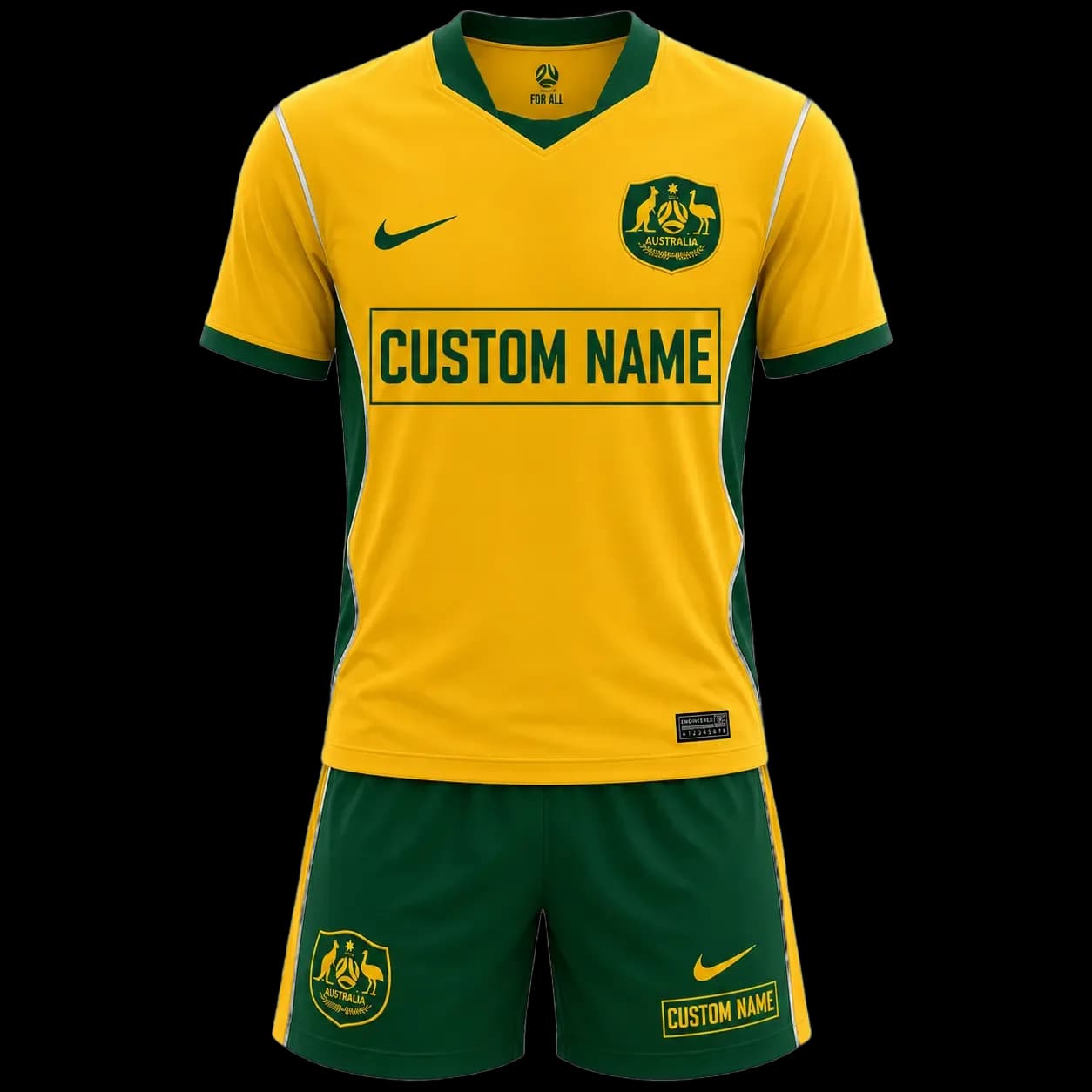 Custom Australia Football Jersey Manufacturer | Private Label OEM Soccer Jerseys