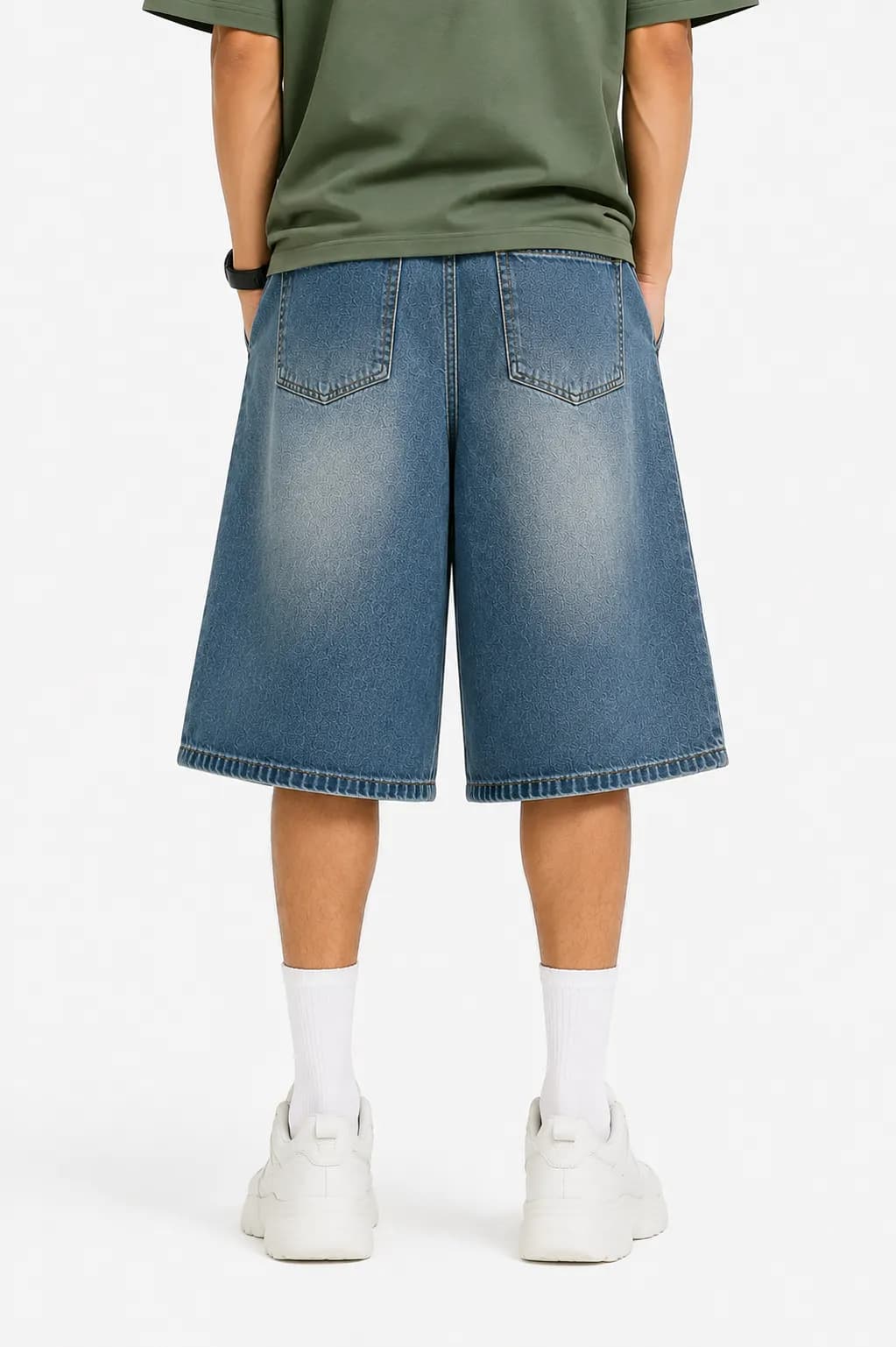 Custom Men's Baggy Jorts Manufacturer | OEM & Private Label Denim Shorts