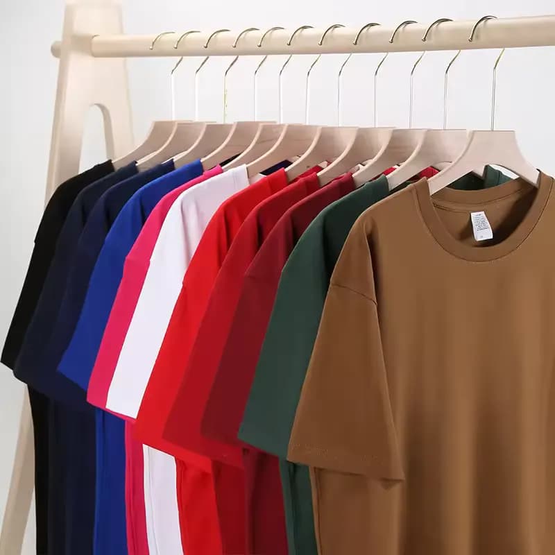 Custom Cotton Blank Plain Men's T-Shirts Oversized Heavyweight T Shirt