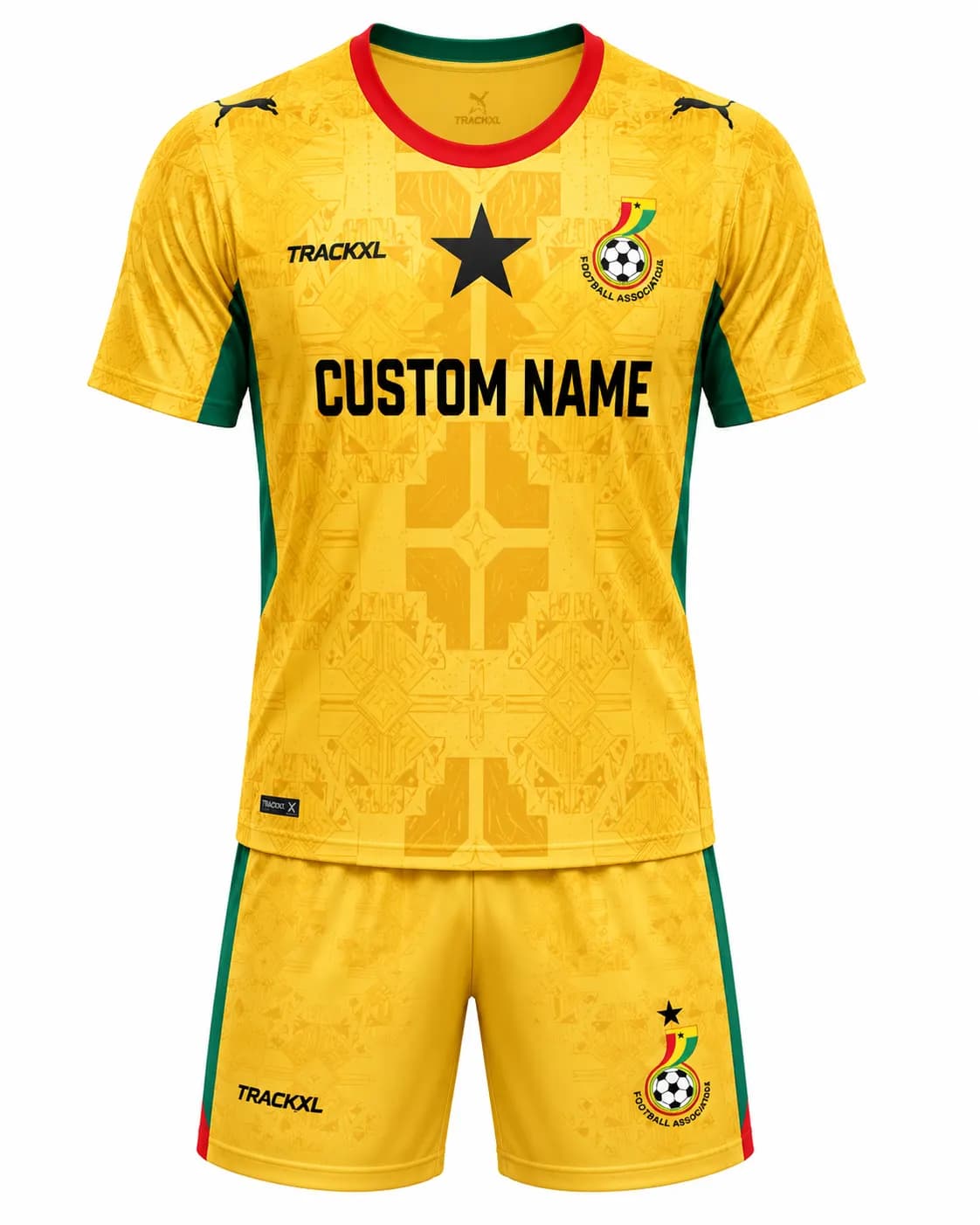Custom Ghana Football Jersey | Custom Soccer Uniform Manufacturer | Private Label Football Kits | TRACKXL