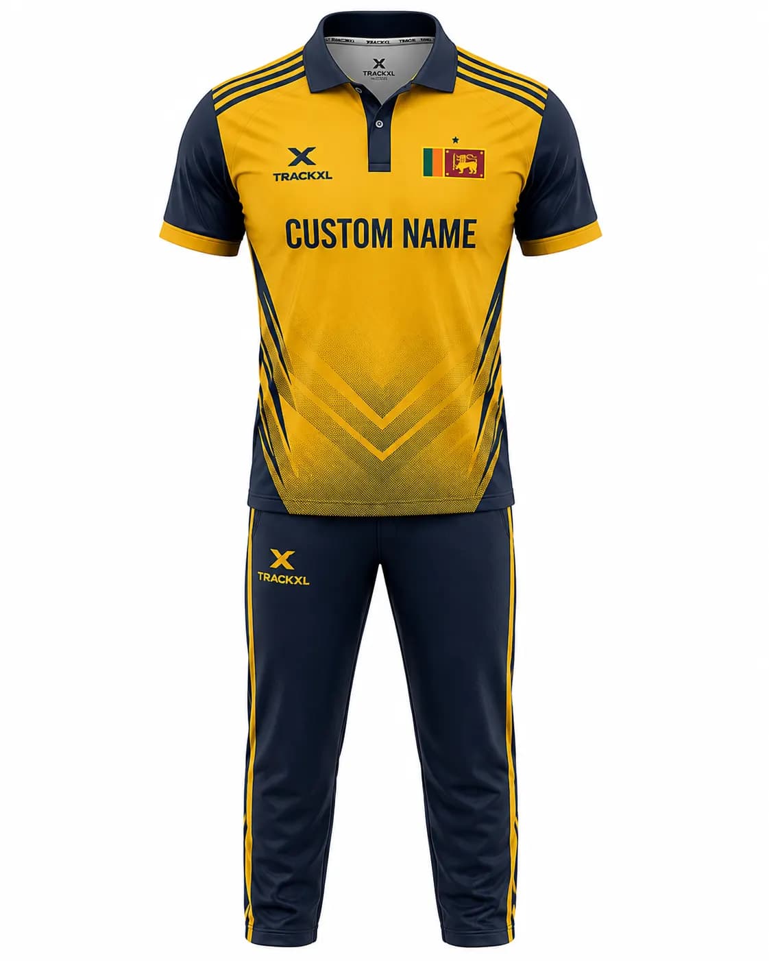 Custom TrackXL Sri Lanka Cricket Uniform Manufacturer | Private Label Cricket Jerseys | OEM Cricket Teamwear