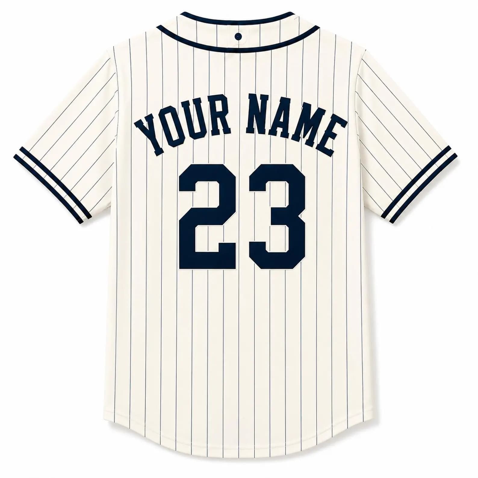 Custom Pinstripe Baseball Jersey – Premium Teamwear Uniform