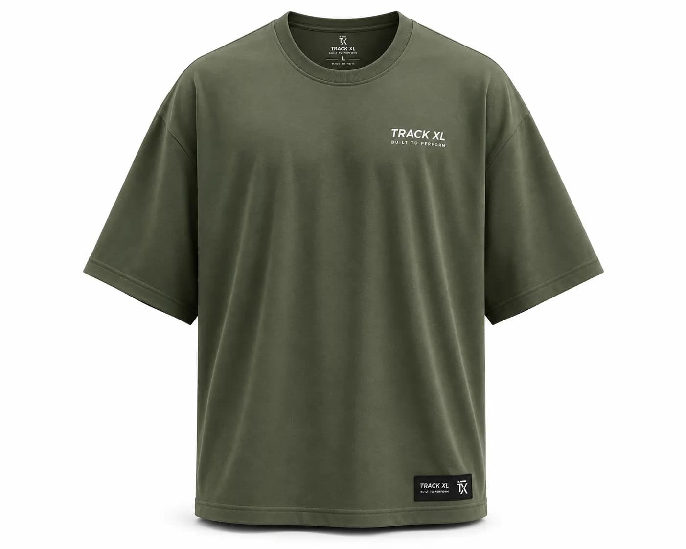 Custom Oversized Gym T-Shirt Manufacturer | Private Label Fitness Apparel | Wholesale Gym Wear - Track XL
