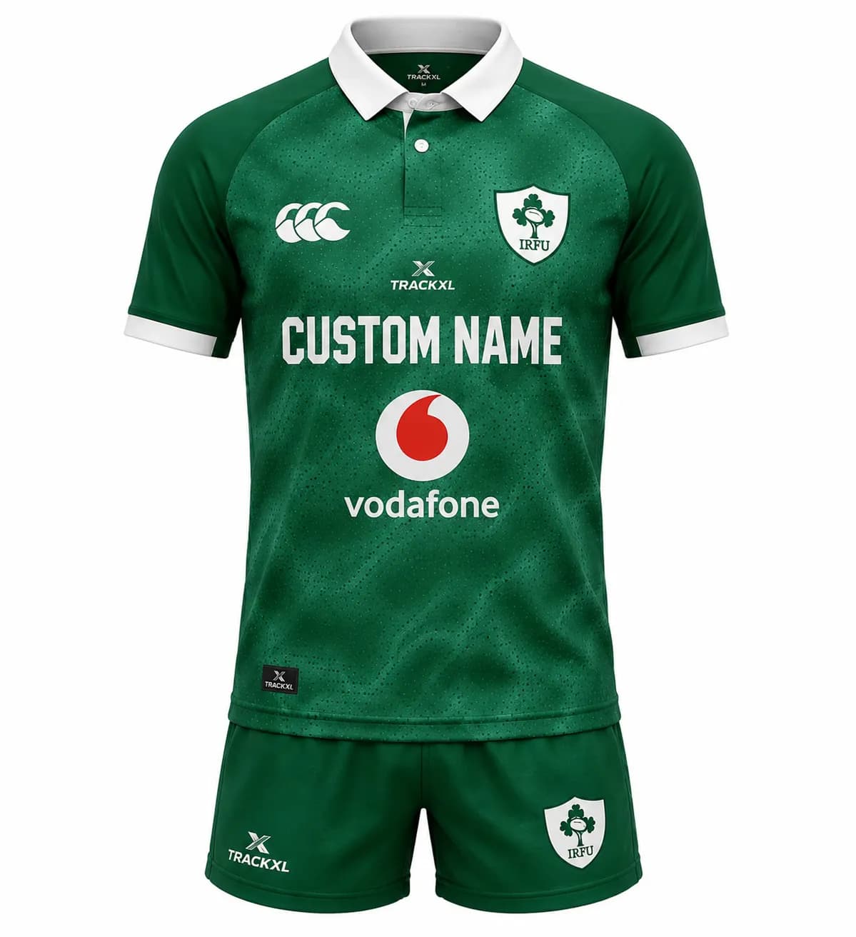 Custom Ireland Rugby Jersey with Custom Name | Premium Rugby Uniform Manufacturer TrackXL